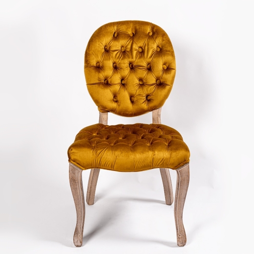 Gold Velvet Dining Chair