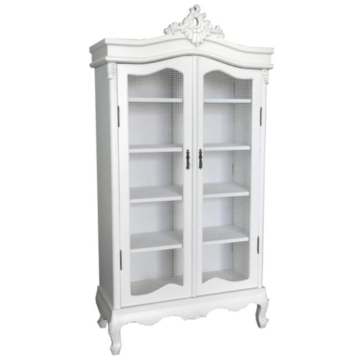 Provence Pure White Wooden Cabinet