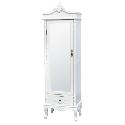 Boudoir Provence Antique White Cabinet