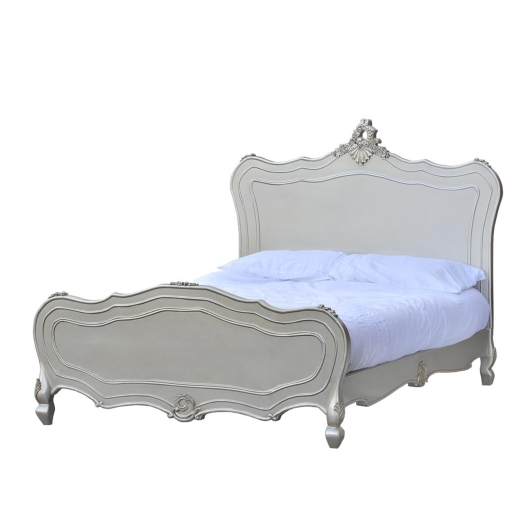 Boudoir Provence Antique Silver Bed
