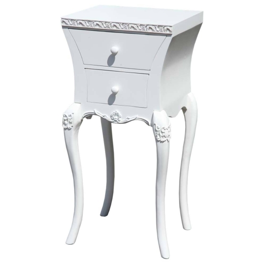 Provence Pure White Bedside Table