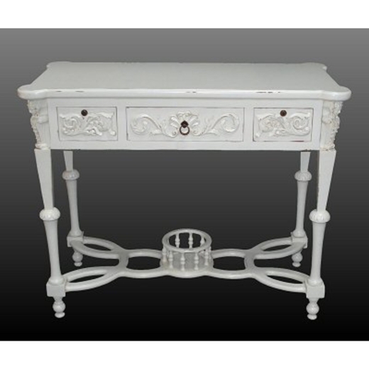 Provence Antique White Side Table