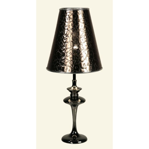 Brown Table Lamp W  Brown Shade