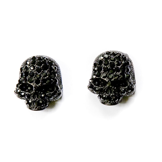 Skull Earring - Black