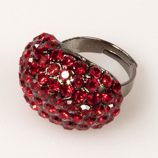 Oval Shaped Ring-Ruby