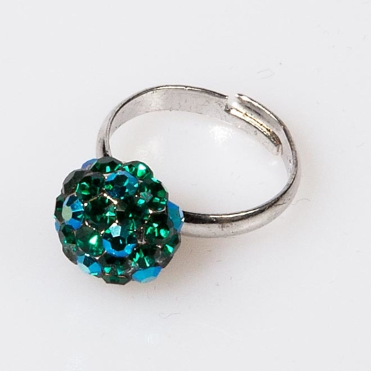 Emerald Mini Ball Ring