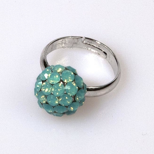 Pacific Opal Mini Ball Ring