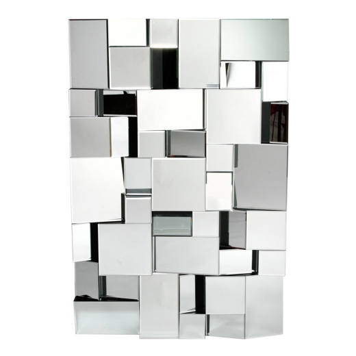 Contemporary Venetian Cubist Mirror 