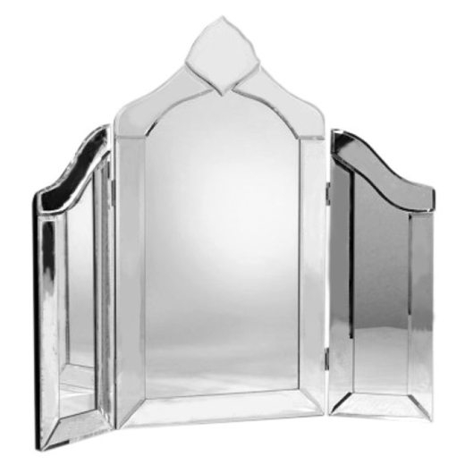 Contemporary Triple Mirror with No Etching 