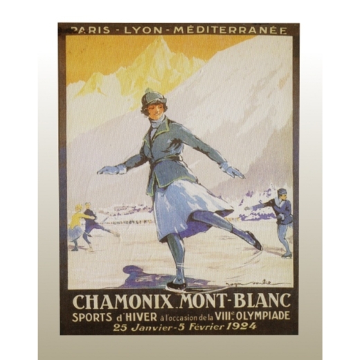 Canvas Print, Chamonix Mont-Blanc - W26.5 X H35cm