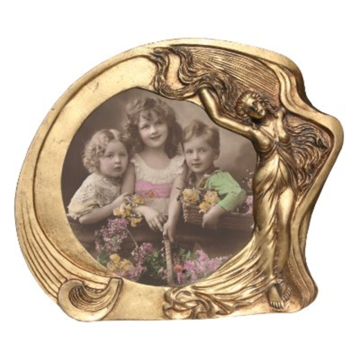Art Nouveau Gold Gilt Leaf Photo Frame