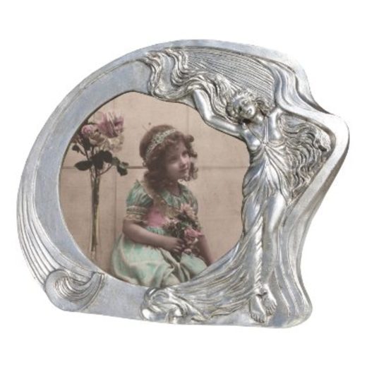 Art Nouveau Silver Gilt Leaf  Photo Frame