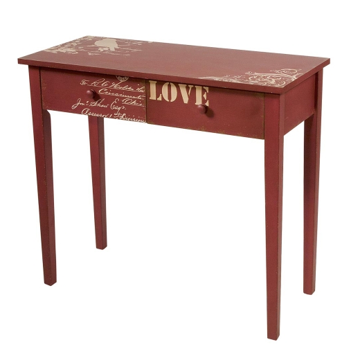 Just Mulberry Pink Console Desk Table