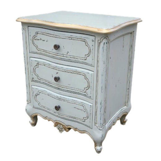 Eleanore Boudoir French Aquitaine Blue Bedside