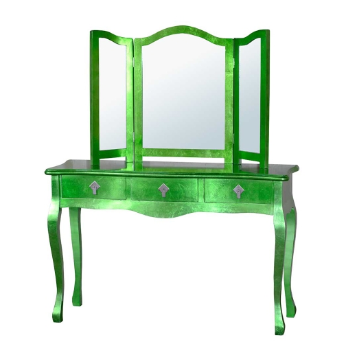High Gloss Green Dressing Table