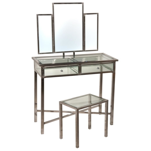 Console Table with Mirror and Stool 