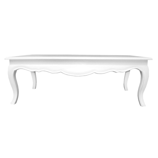 White Linen Coffee Table