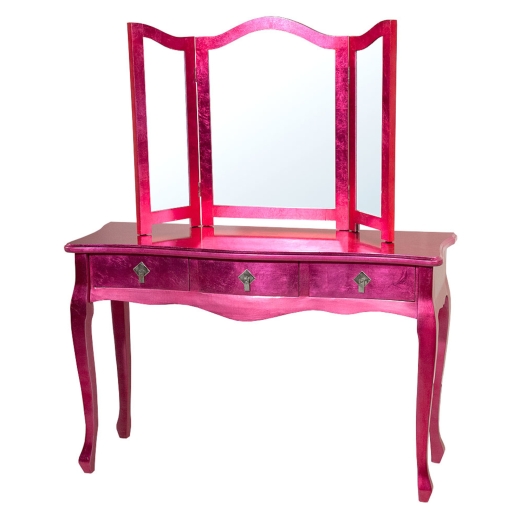 High Gloss Pink Dressing Table