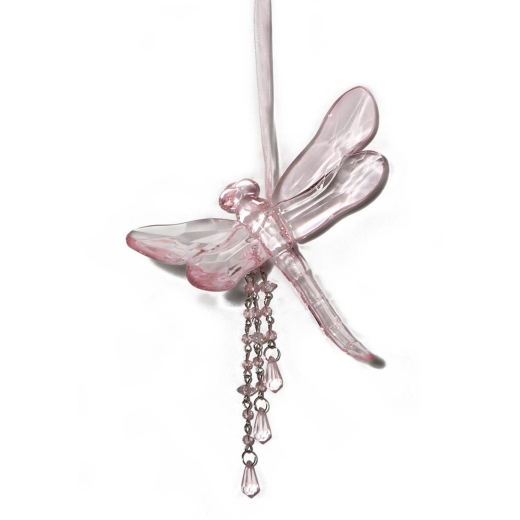 Pink Dragonfly with Tassel 