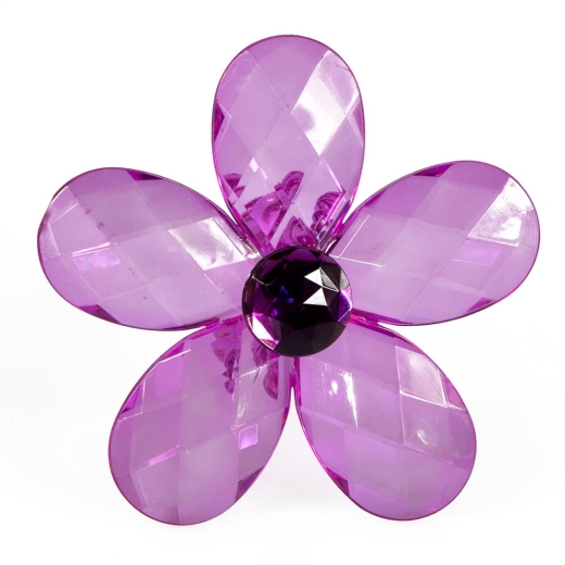 Purple Flower Napkin Holder