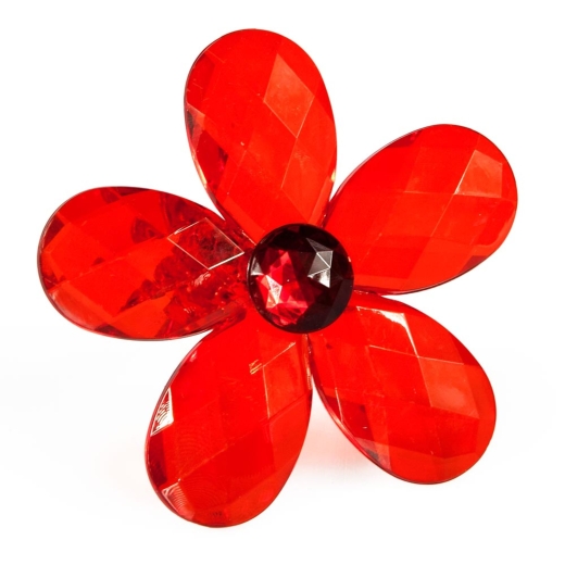 Red Flower Napkin Holder