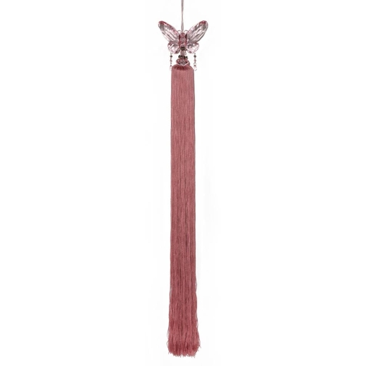 Pink Tassel  with Crystal