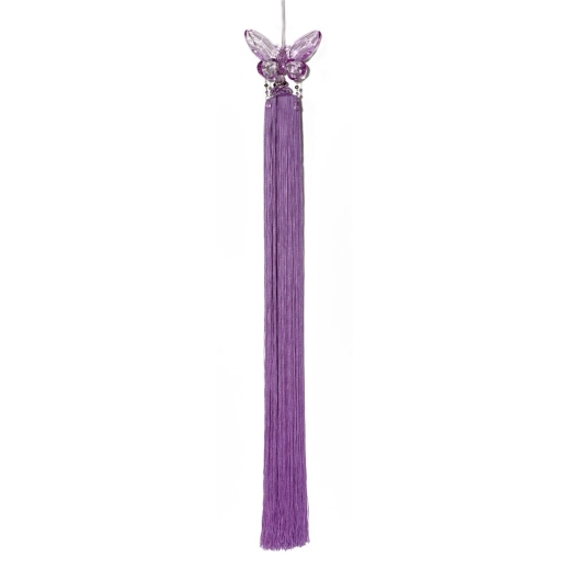 Lilac Tassel  with Crystal