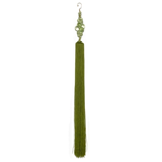 Mint Green  Long Tassel  with Crystal