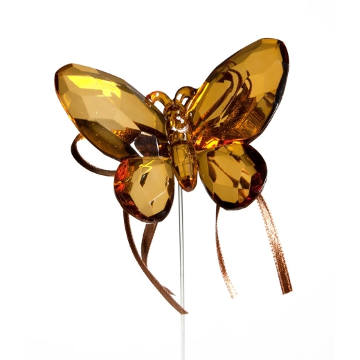 Copper Butterfly with Ribbon