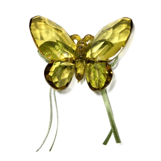Olive Butterfly with Ribbon