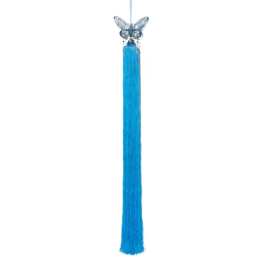 Water Blue Tassel  with Crystal