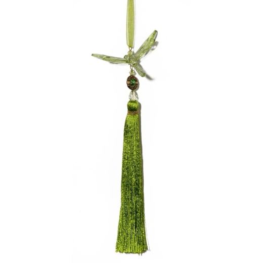 Mint Green Dragonfly with Tassel