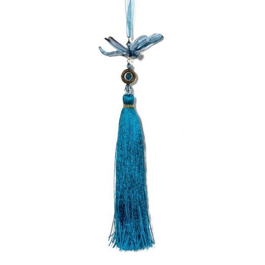 Turkis Blue Dragonfly with Tassel 