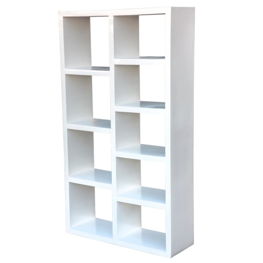 High Gloss White Book Shelf