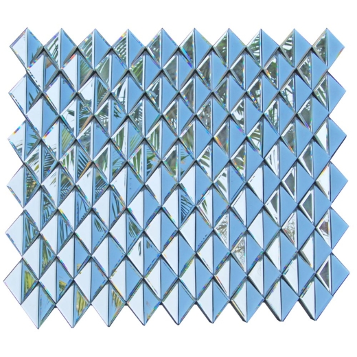 Contemporary Venetian Multifaceted Diamond Decorative Wall Mirror