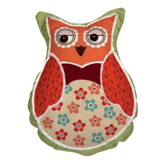 Vintage Primavera Owl Cushion