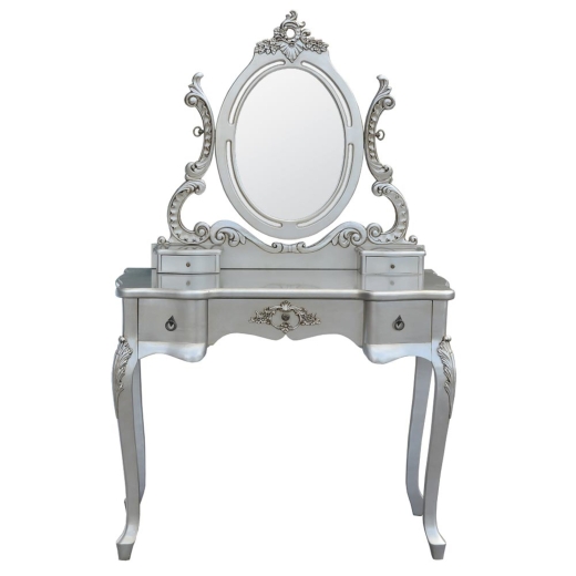 Provence Argent 3-Drawer Dressing Table