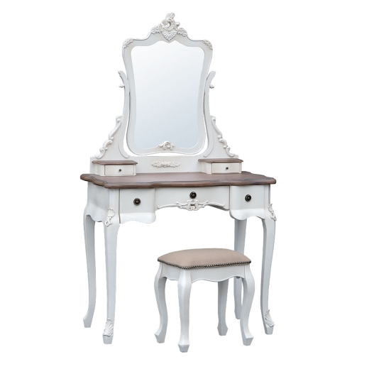 Appleby Dressing Table and Mirror with Stool  