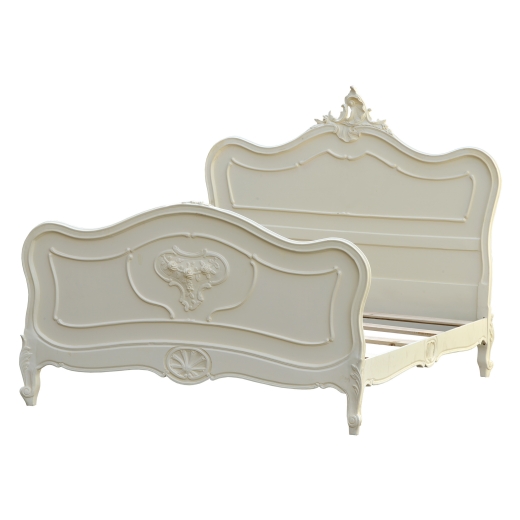 Cream French Style Bed