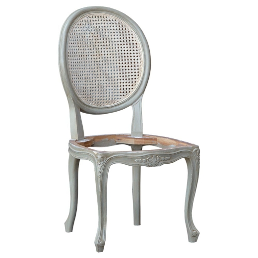Grey Rattan Dining Chair