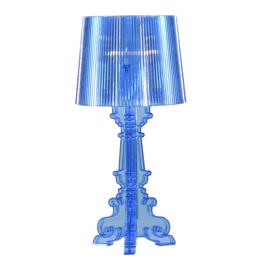 Bourgie Style Blue Acrylic Table Lamp - Small