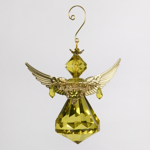 Decorative Accessories Angel Olive Acrylic Diamond  with Gold
