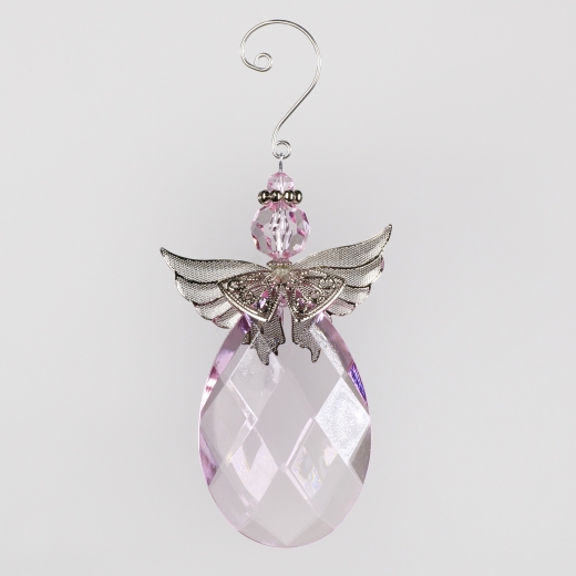 Decorative Accessories Angel Pink Acrylic with Silver