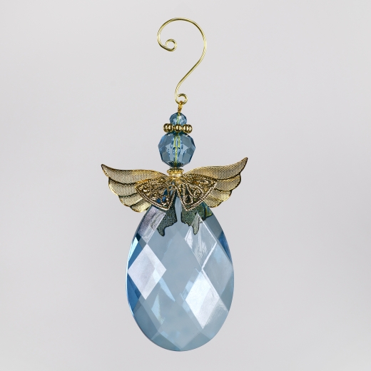 Decorative Accessories Angel Blue Acrylic with Gold