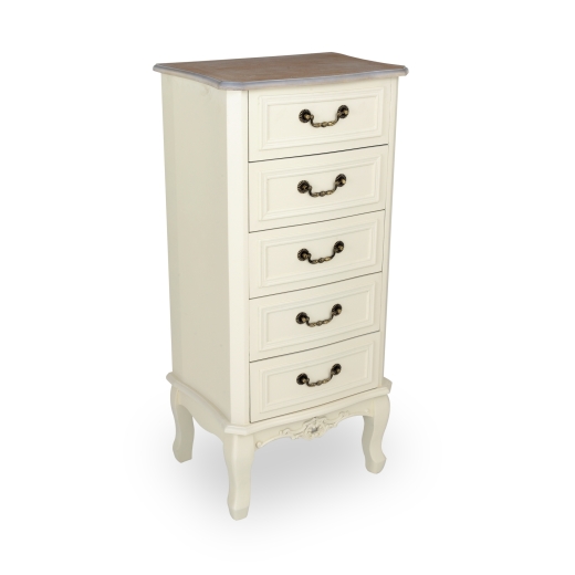 Appleby Wood Top Chest of 5 Drawers