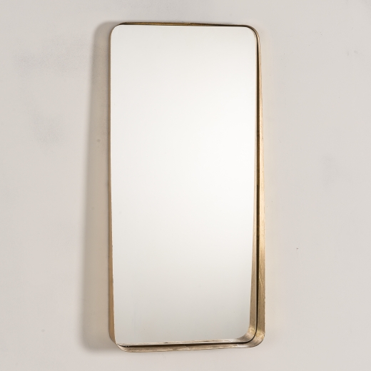 Gold Gilt Leaf Parisienne Metal Mirror EXTRA PACKAGING