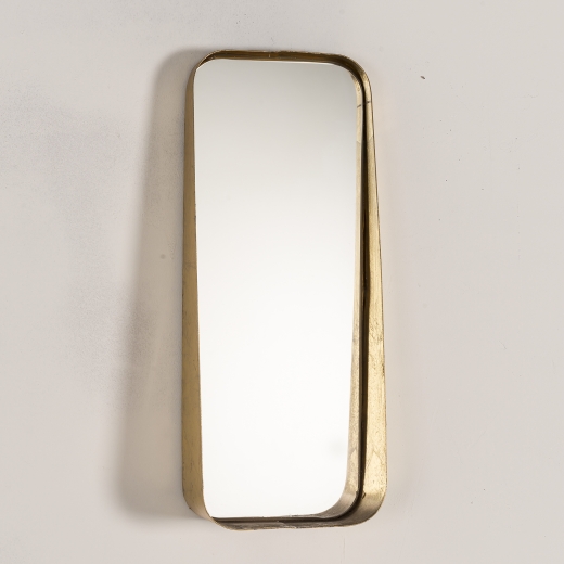 Gold Gilt Leaf Metal Parisienne Mirror EXTRA PACKAGING